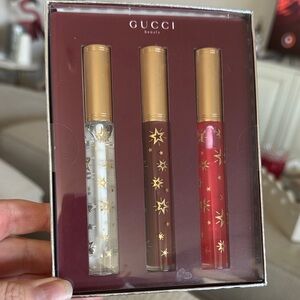 Gucci Beauty Starry Lip Gloss Trio NWT